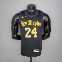 2021 Bryant#24 Los Angeles Lakers Black Latin Black NBA Jersey S-XXL  High Quality Name and Number Print