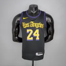 2021 Bryant#24 Los Angeles Lakers Black Latin Black NBA Jersey S-XXL  High Quality Name and Number Print