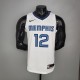 2021 Memphis Grizzlies City Edition White #12 MORANT Jersey High Quality Name and Number Print