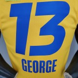 NBA Men 2021 All Star Jerseys Yellow #13 GEORGE Jersey High Quality Name and Number Print