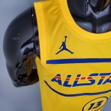 NBA Men 2021 All Star Jerseys Yellow #13 GEORGE Jersey High Quality Name and Number Print