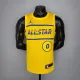 NBA Men 2021 All Star Jerseys Yellow #0 LILLARD Jersey High Quality Name and Number Print