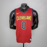 NBA Men Cleveland Cavaliers Red #0 LOVE Jersey High Quality Name and Number Print
