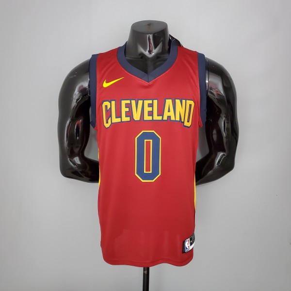 NBA Men Cleveland Cavaliers Red #0 LOVE Jersey High Quality Name and Number Print