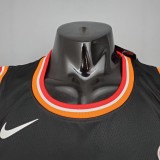 NBA Men Season 2018 Miami Heat Black #3 WADE Jersey High Quality Name and Number Print