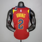 NBA Men Cleveland Cavaliers Red #2 IRVING Jersey High Quality Name and Number Print
