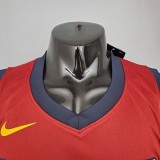 NBA Men Cleveland Cavaliers Red #2 IRVING Jersey High Quality Name and Number Print