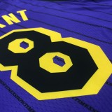 NBA Men Los Angeles Lakers Retro Purple with Black Lines #8 BRYANT Round Neck Jersey High Quality Name and Number Print