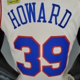 NBA Men Season 2021 Philadelphia 76ers White Rewarding Version #39 HOWARD Jersey High Quality Name and Number Print
