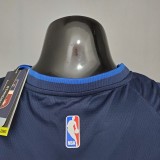 NBA Men Season 2021 Dallas Mavericks Dark Blue #41 NOWITZKI Jersey with Jordon Logo High Quality Name and Number Print