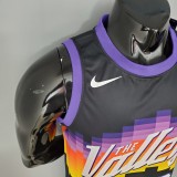 NBA Season 20-21 Men Phoenix Suns Black #22 AYTON Jersey High Quality Name and Number Print