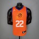 NBA Season 2021 Men Phoenix Suns Orange #22 AYTON with Jordan Logo Jersey High Quality Name and Number Print