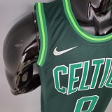 NBA Season 2021 Boston Celtics Dark Green Rewarding Version #0 TATUM Jersey High Quality Name and Number Print