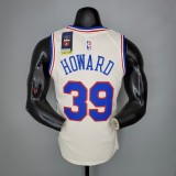 NBA Men Season 2021 Philadelphia 76ers White Rewarding Version #39 HOWARD Jersey High Quality Name and Number Print