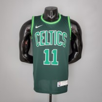 NBA Season 2021 Boston Celtics Dark Green Rewarding Version #11 IRVING Jersey High Quality Name and Number Print