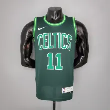 NBA Season 2021 Boston Celtics Dark Green Rewarding Version #11 IRVING Jersey High Quality Name and Number Print