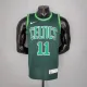NBA Season 2021 Boston Celtics Dark Green Rewarding Version #11 IRVING Jersey High Quality Name and Number Print