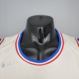 NBA Men Season 2021 Philadelphia 76ers White Rewarding Version #39 HOWARD Jersey High Quality Name and Number Print