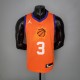NBA Season 2021 Men Phoenix Suns Orange #3 PAUL with Jordan Logo Jersey High Quality Name and Number Print
