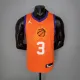 NBA Season 2021 Men Phoenix Suns Orange #3 PAUL with Jordan Logo Jersey High Quality Name and Number Print