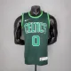 NBA Season 2021 Boston Celtics Dark Green Rewarding Version #0 TATUM Jersey High Quality Name and Number Print