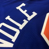 NBA Men New York Knicks Blue #30 RANDLE Jersey High Quality Name and Number Print