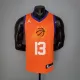 NBA Season 2021 Men Phoenix Suns Orange #13 NASH with Jordan Logo Jersey High Quality Name and Number Print