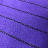 NBA Men Los Angeles Lakers Retro Purple with Black Lines #0 YOUNG Round Neck Jersey High Quality Name and Number Print