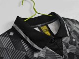 1990 England Black Retro Jersey Without UMBRO Brand