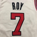 NBA Portland Trail Blazers Beige #7 ROY Jersey High Quality Name and Number Print