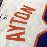 NBA Men Phoenix Suns White #22 AYTON Jersey High Quality Name and Number Print