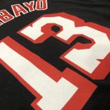NBA Men Season 2018 Miami Heat Black #13 ADEBAYO Jersey High Quality Name and Number Print