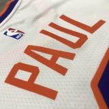 NBA Men Phoenix Suns White #3 PAUL Jersey High Quality Name and Number Print