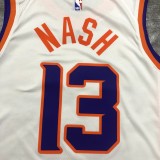 NBA Men Phoenix Suns White #13 NASH Jersey High Quality Name and Number Print