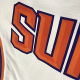 NBA Men Phoenix Suns White #22 AYTON Jersey High Quality Name and Number Print