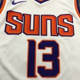 NBA Men Phoenix Suns White #13 NASH Jersey High Quality Name and Number Print
