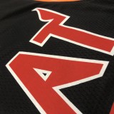NBA Men Season 2018 Miami Heat Black #22 BUTLER Jersey High Quality Name and Number Print