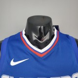 NBA Men Los Angeles Clippers Blue LEONARD#2 Jersey High Quality Name and Number Print