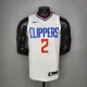 NBA Men Los Angeles Clippers White  LEONARD#2 Jersey High Quality Name and Number Print