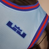 21/22 James#6 Slam dunk version blue NBA Jersey High Quality Name and Number Print