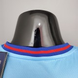 21/22 James#6 Slam dunk version blue NBA Jersey High Quality Name and Number Print
