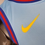 21/22 James#6 Slam dunk version blue NBA Jersey High Quality Name and Number Print