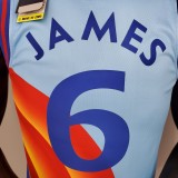 21/22 James#6 Slam dunk version blue NBA Jersey High Quality Name and Number Print