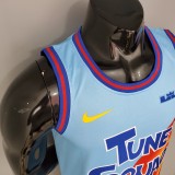 21/22 James#6 Slam dunk version blue NBA Jersey High Quality Name and Number Print