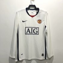 08/09 Man United Away Retro Jersey Long Sleeve