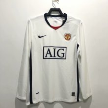 08/09 Man United Away Retro Jersey Long Sleeve