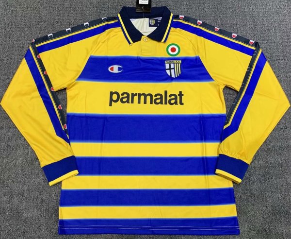 99-00 Parma Home Retro Jersey Long Sleeve Thai Quality