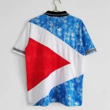 1990 England Red White Blue Retro Jersey