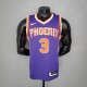NBA Men Phoenix Suns Purple #3 PAUL Jersey High Quality Name and Number Print