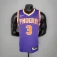 NBA Men Phoenix Suns Purple #3 PAUL Jersey High Quality Name and Number Print